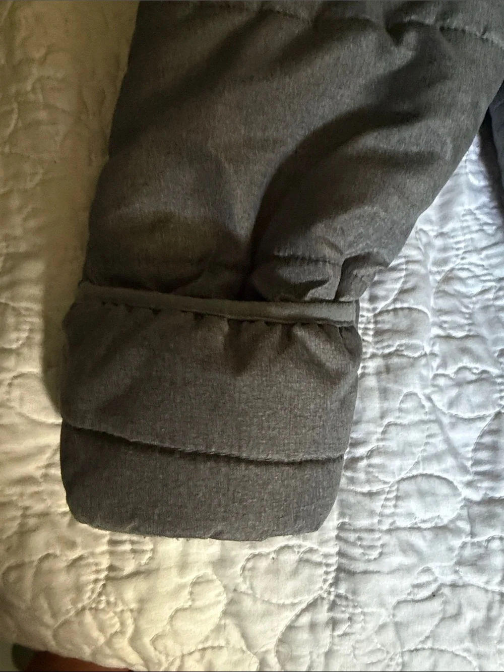 OshKosh B'gosh Gray Quilted Baby Hooded Snowsuit with Ear Accents
